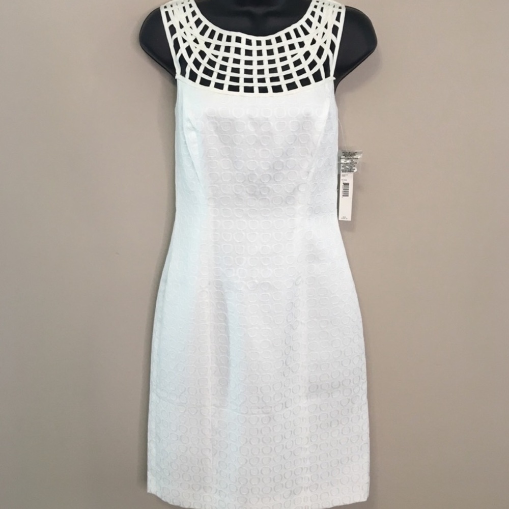 Antonio Melani White Sleeveless Dress NWT